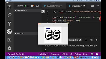 Draw Line on image using OpenCV Python