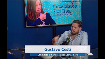 Resumen de la entrevista a Gustavo Cesti, número 13 por la lista de Somos Perú en Lima.