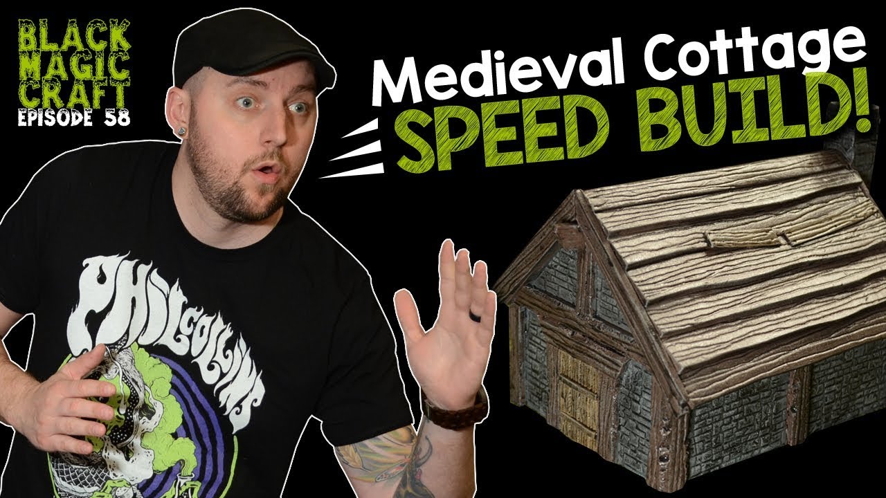 Medieval Cottage For Dandd Tutorial Black Magic Craft Episode 058 Youtube