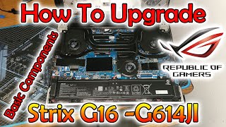 How to Upgrade Asus ROG Strix G16 Laptop