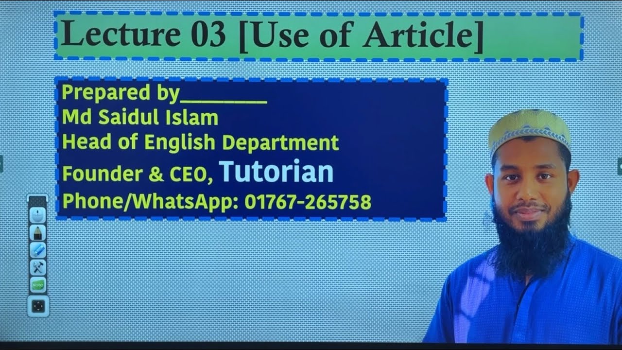 Saidul Sir Class Note.pdf Full Article Class Saidul Sir English Grammar for All Job Exams ...