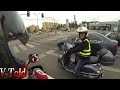 Cool people on the road. Onboard Suzuki Fun-Strom 1000