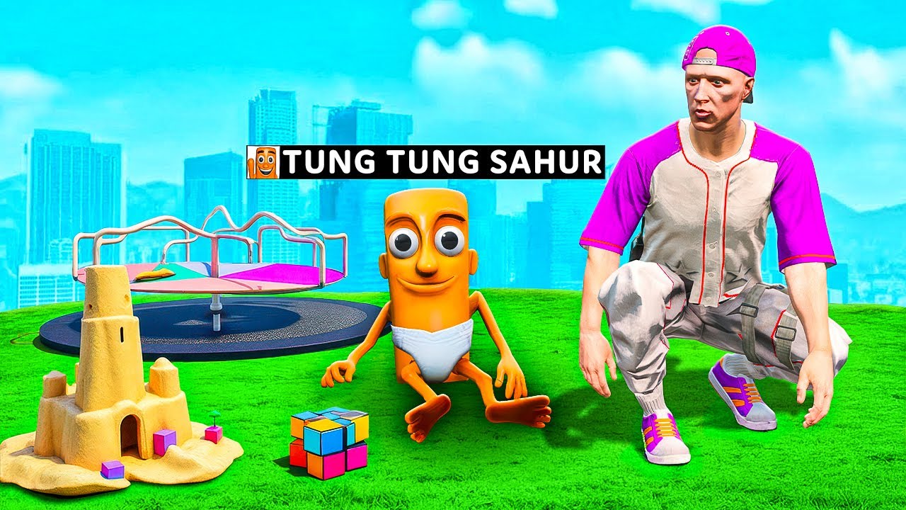 L-am ADOPTAT pe TUNG TUNG SAHUR in GTA 5!