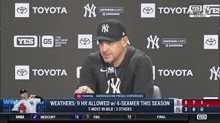 Aaron Boone on loss to Red Sox
