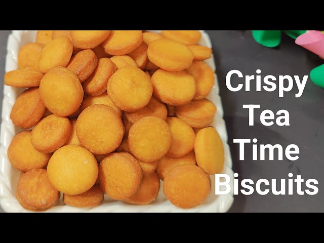 Biscuit Recipe | Eggless And Without Oven | Only With 4 Ingredients | class=