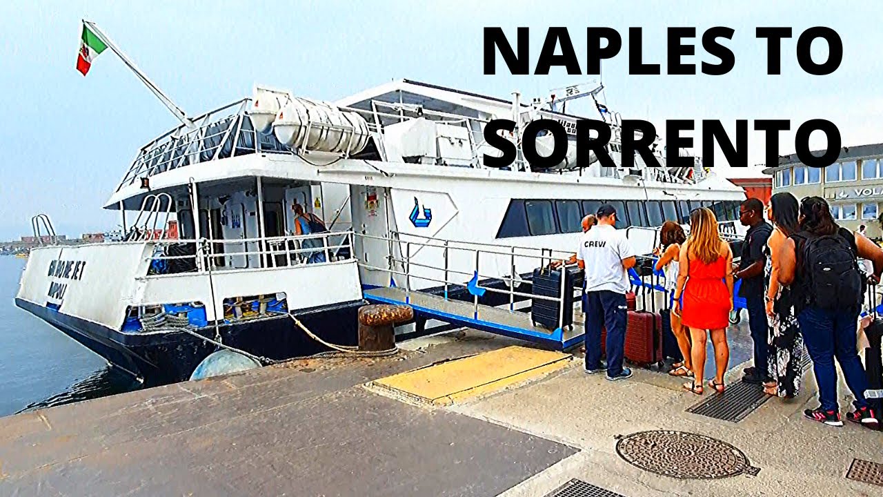 Ferry adventure (hydrofoil) from Naples to Sorrento! - YouTube