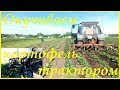 Окучиваем картофель трактором МТЗ-82