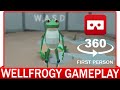 360° VR VIDEO - WELLFROGY GAMEPLAY - FROGGER GAME - Frog Jump - First Person - VIRTUAL REALITY 3D