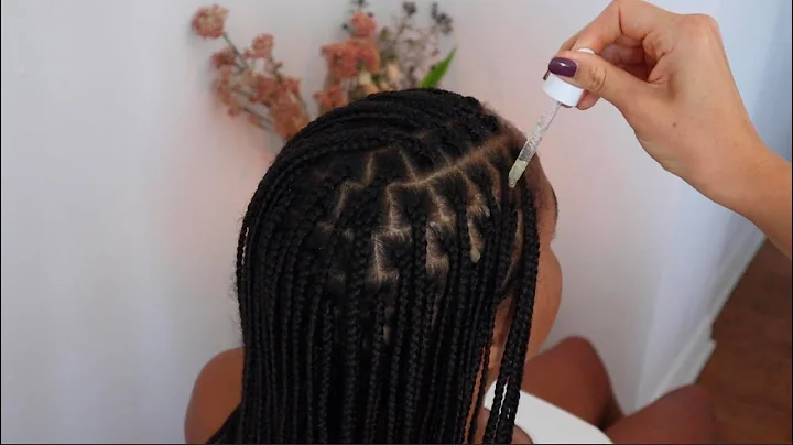 ASMR scalp and braid oiling, hair play and massage on Adrianna (travel series, unintentional)