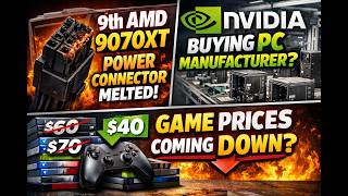 AMD 9070XT Power Connector Melted (9th One) - NVIDIA Buying PC Manufacturer   Game Prices Dropping