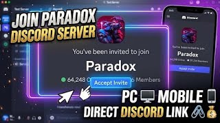How to Join Paradox Discord Server