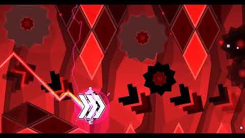 Geometry Dash - Nine Circles XII (Medium Demon) by Rustam Complete + 3 Coins (Live)
