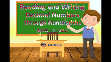 Reading and Writing Decimal Numbers Through Hundredths | | Grade IV Q2W8