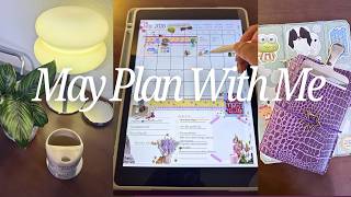 Plan With Me for May 2026 🗓️ monthly calendar, goal setting & vision board