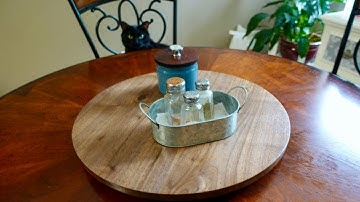 Walnut Lazy Susan