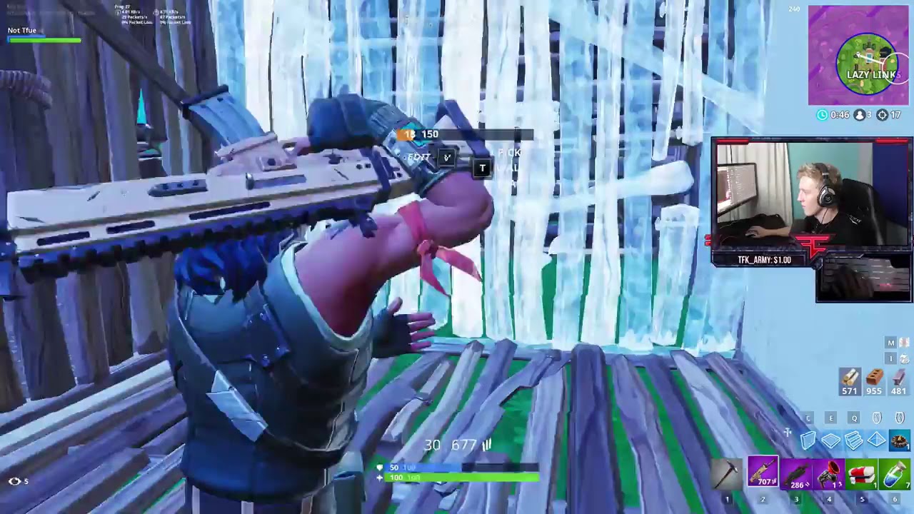 Tfue Trolling a Default Skin