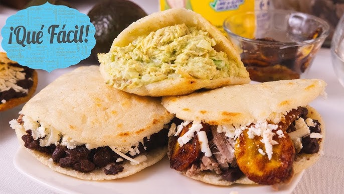 Cómo hacer 'Arepas venezolanas' rellenas de pollo de forma fácil y