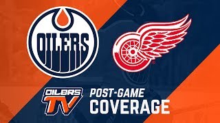 ARCHIVE | Oilers Post-Game Interviews at Red Wings