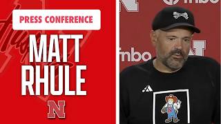 Nebraska Football Head Coach Matt Rhule meets with the media on Saturday I GBR