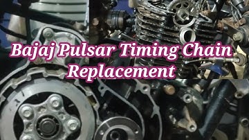 Bajaj Pulsar 150 cc Timing chain Change | Engine balancer setting | Part 1 |