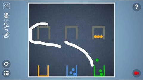 Check out how I solved level 95 in Brain It On! #BrainItOn