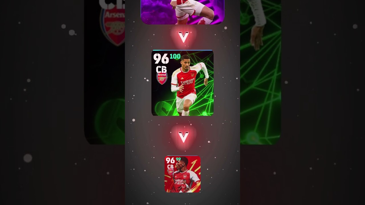 Top 6 William Saliba Card In Efootball 2025 | Saliba Best Card In Efootball 2025 |