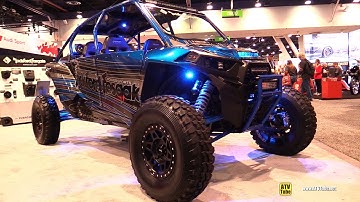 2016 Polaris RZR XP4 Turbo with Rockford Fosgate Audio - Walkaround - 2017 SEMA Las Vegas