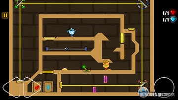 Level 22 - Fireboy in The Light Maze