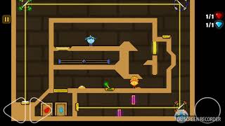 Level 22 - Fireboy in The Light Maze