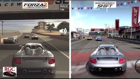 Forza Motorsport 2 vs Need for Speed Shift - Porsche Carrera GT Graphics & Sound Comparison