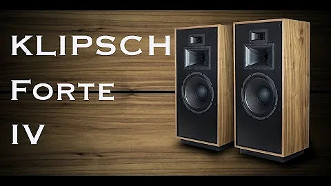 KLIPSCH FORTE IV, the perfect first big speaker choice
