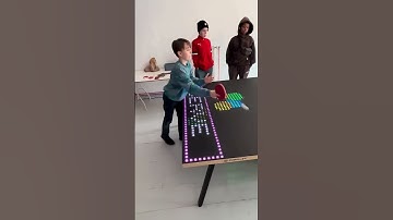 Introducing Bit Pong , An interactive table tennis. #shortsfeed #shorts #sehar #tabletennis
