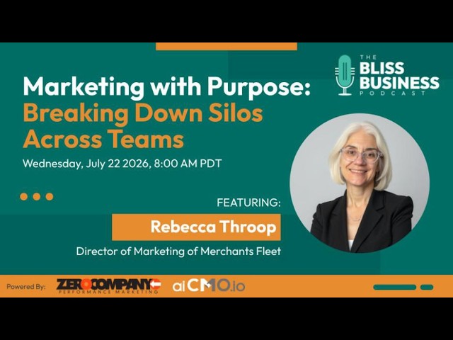 Video - Marketing With Purpose Kit: Breaking Down Silos Across Teams