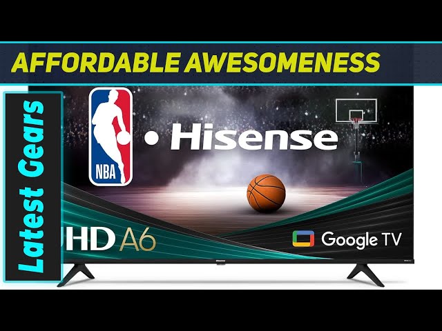Hisense 43A6H Google TV: Best Budget 4K TV? - YouTube