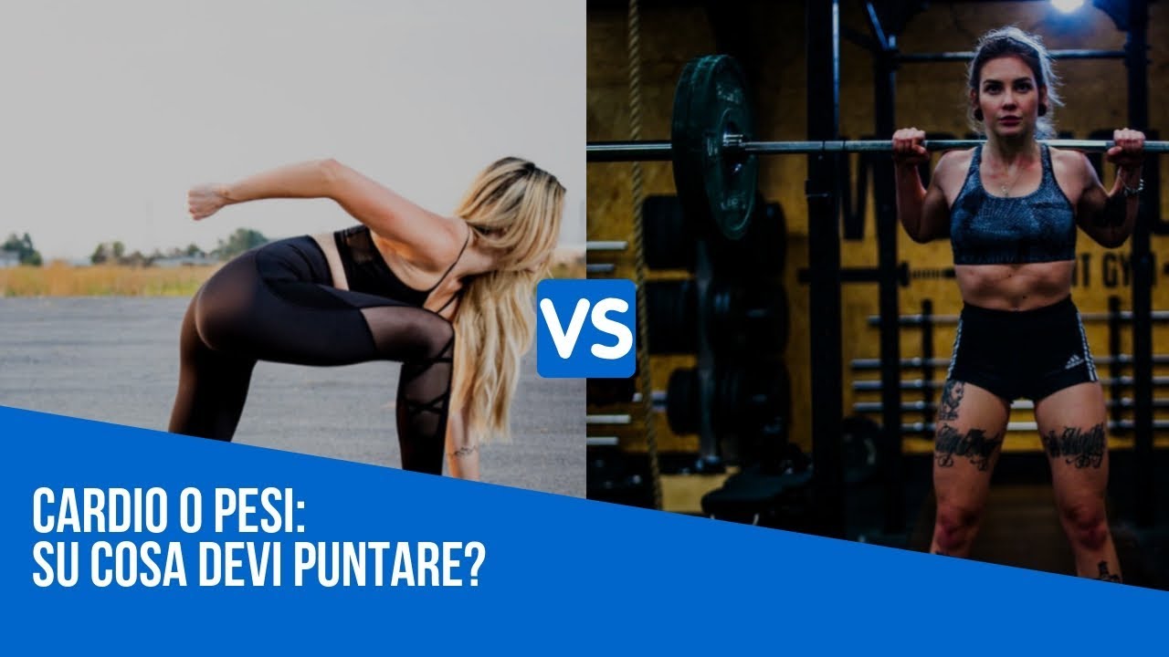 perdere peso cardio o pesi