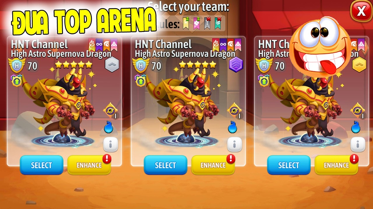 🔥 HNT MANG BỘ 3 HEROIC VIP CÀN QUÉT ARENA GIÀNH TOP 1 CỰC GẮT!