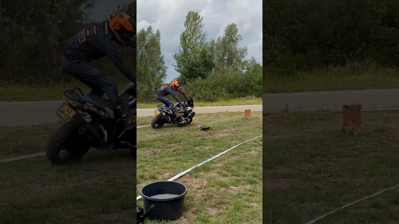 The “lawnmower” ride on the gs trophy qualifier!