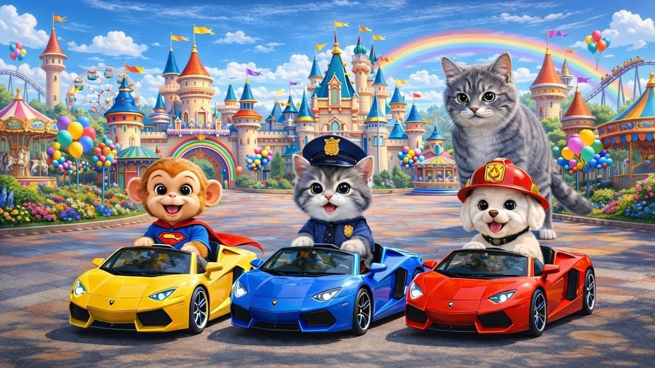 Mama Cat Trims Fur on the Farm and Makes Tiger Hat For Kittens At Home #2 🐾🎩🐯