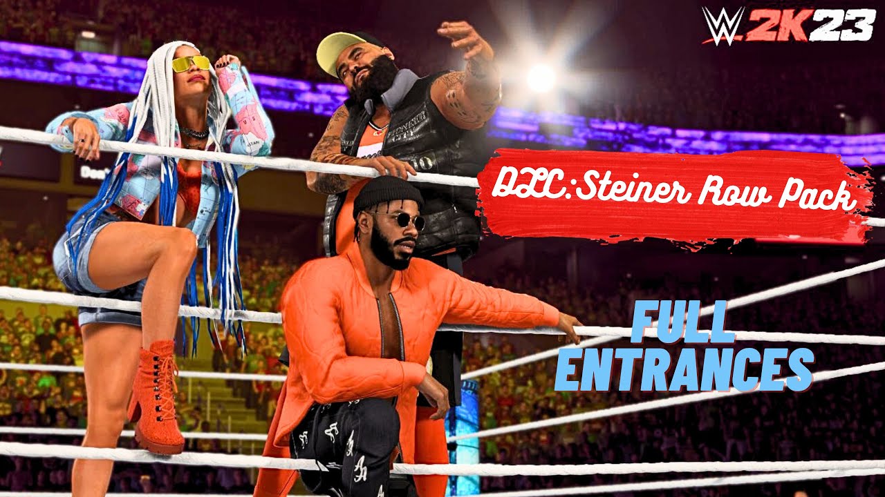 WWE 2K23 Steiner Row Pack DLC Full Entrances YouTube