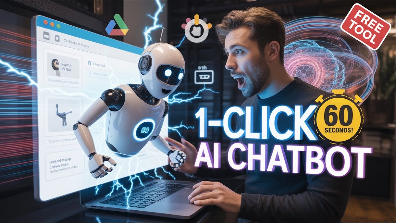 1-Click AI Chatbot for ANY Website? (Built in 60 Seconds!)