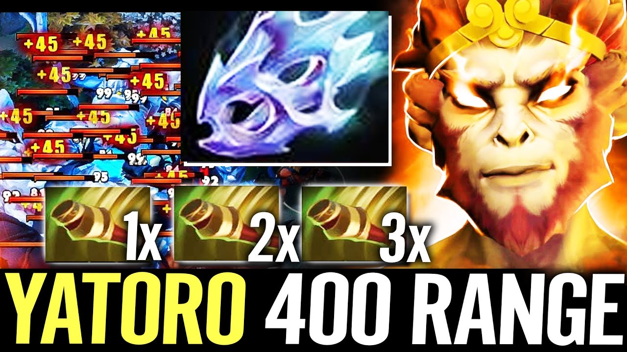 🔥 YATORO Monkey King 400 Attack Range + Moonshard EOS — MAX Jingu Mastery Carry Dota 2 Pro