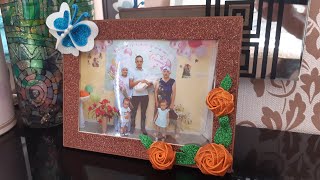 Фото рамка из фоамирана свими руками. Photo frame from foamiran DIY.