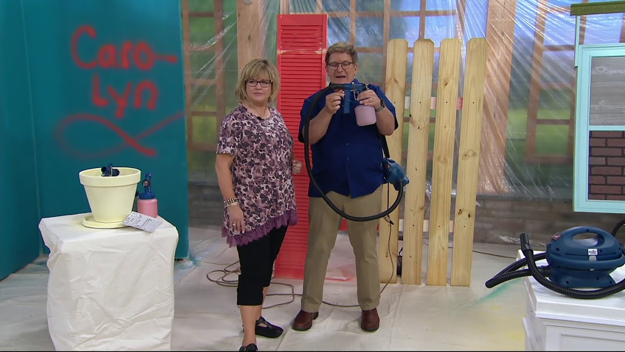 Paint Zoom Pro Paint Sprayer w/ 3 Paint Storage Containers on QVC YouTube