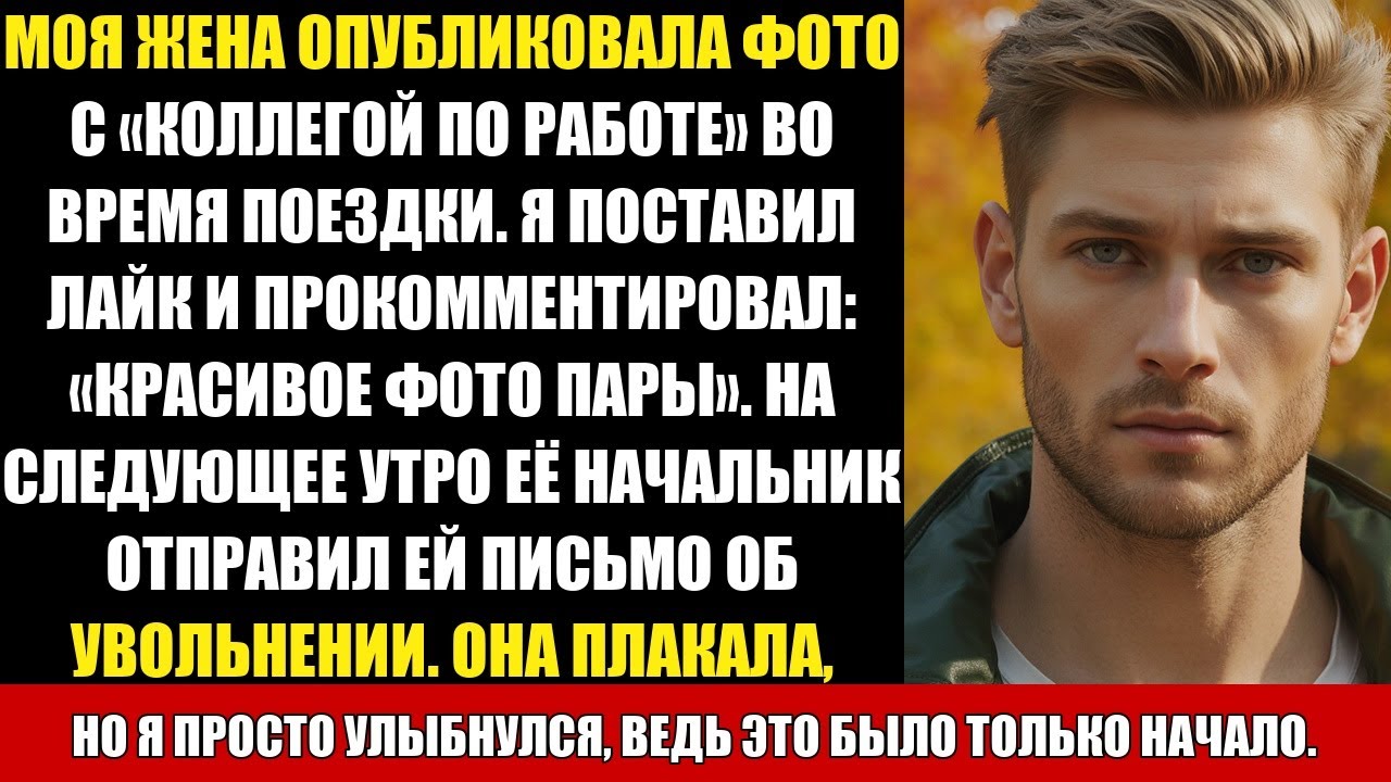 МОЯ ЖЕНА ОПУБЛИКОВАЛА ФОТО С «КОЛЛЕГОЙ ПО РАБОТЕ» ВО ВРЕМЯ ПОЕЗДКИ. Я ПОСТАВИЛ ЛАЙК И...