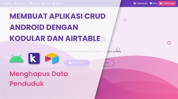 Menghapus Data Penduduk - Kodular Airtable CRUD #5