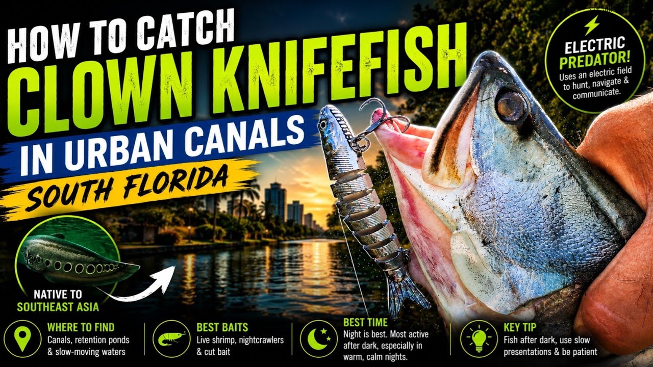 clown knife fish lures The Fish Everyone Drives Past (Urban Clown Knifefish on Lures)