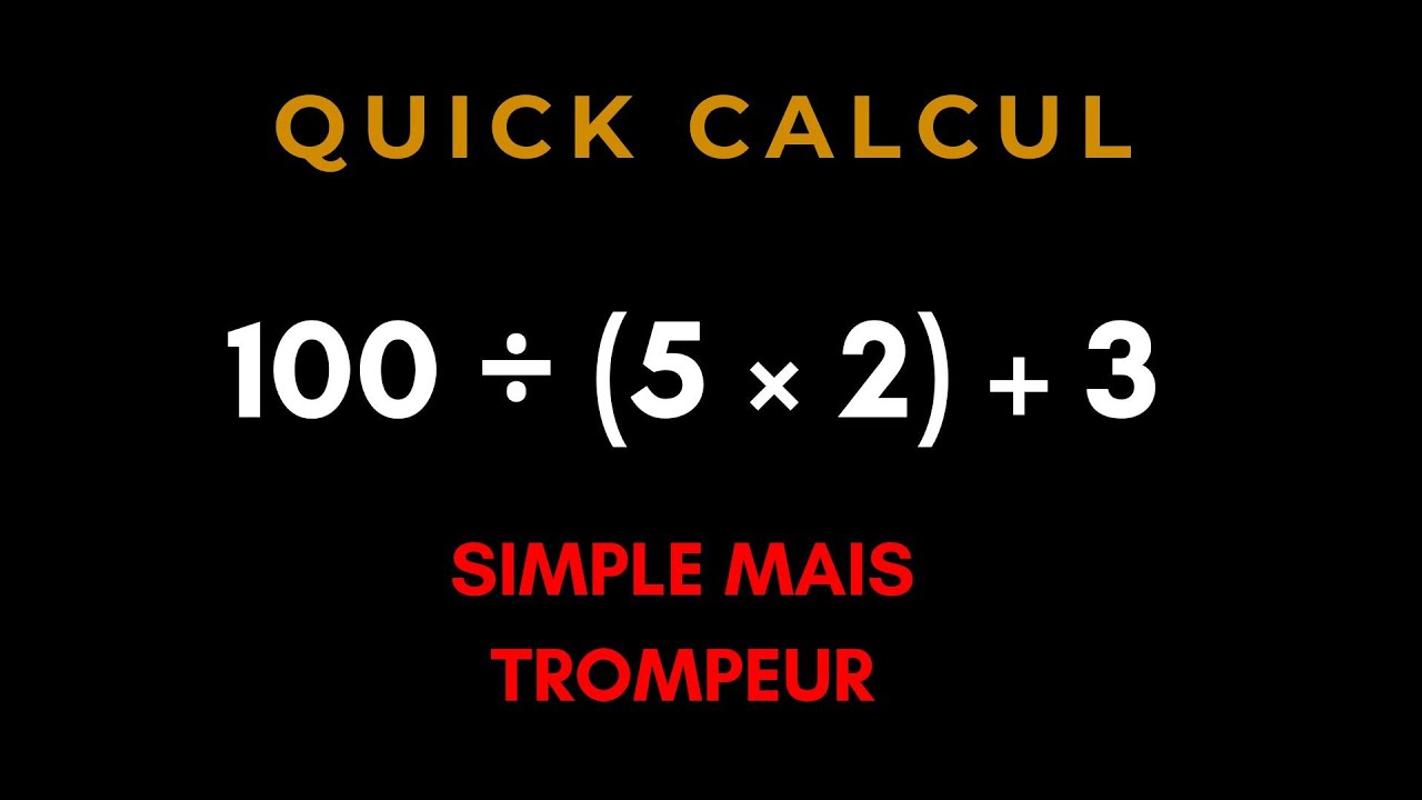 A SIMPLE MATH PROBLEM THAT TRICKS EVERYONE ! - YouTube