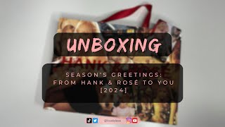 UNBOXING: SEASON'S GREETINGS: FROM HANK & ROSÉ TO YOU [2024] @roses_are_rosie @BLACKPINK