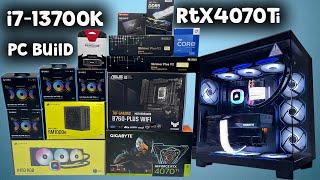 Gaming Pc Build RTX 4070Ti With intel i713700K 2024