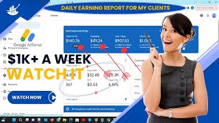 How to I Increase AdSense CPC and Earning | Daily Earning Report for my Clients